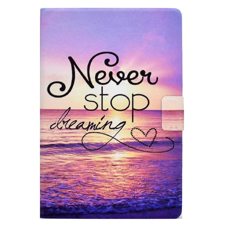 A2 For Amazon Fire HD 10 (2023) Case Pattern Printed PU Leather Tablet Cover with Card Slots