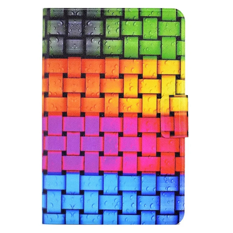 A2 For Amazon Fire HD 10 (2023) Case Pattern Printed PU Leather Tablet Cover with Card Slots