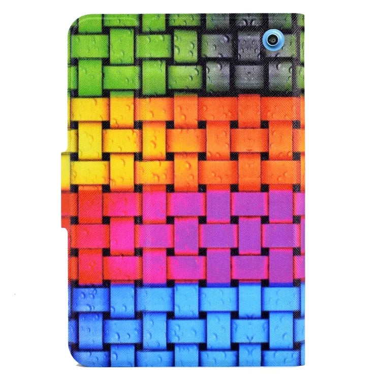 A2 For Amazon Fire HD 10 (2023) Case Pattern Printed PU Leather Tablet Cover with Card Slots