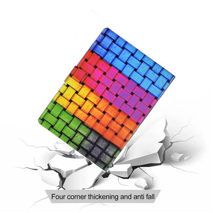 A2 For Amazon Fire HD 10 (2023) Case Pattern Printed PU Leather Tablet Cover with Card Slots