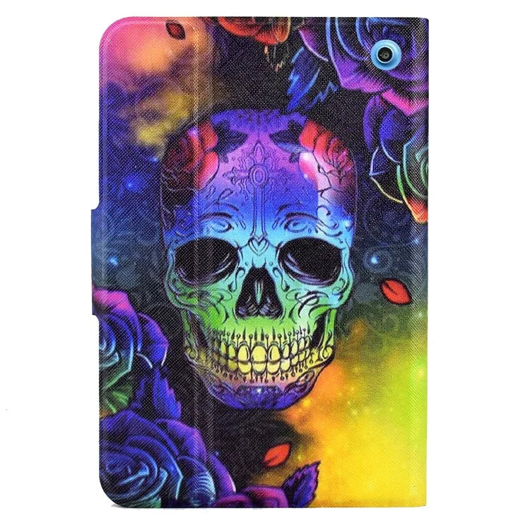 A2 For Amazon Fire HD 10 (2023) Case Pattern Printed PU Leather Tablet Cover with Card Slots