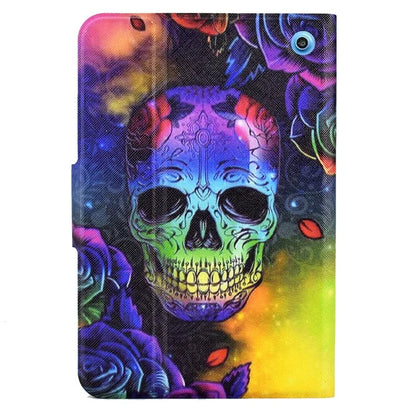 A2 For Amazon Fire HD 10 (2023) Case Pattern Printed PU Leather Tablet Cover with Card Slots