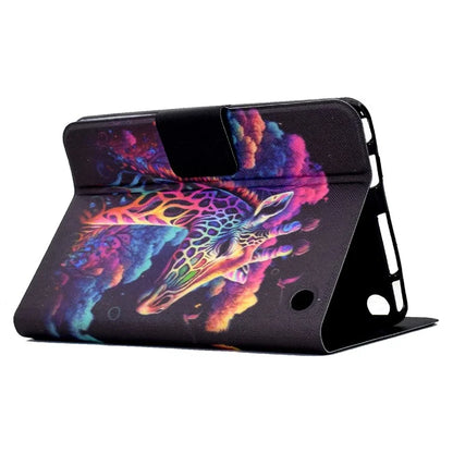 A2 For Amazon Fire HD 10 (2023) Case Pattern Printed PU Leather Tablet Cover with Card Slots