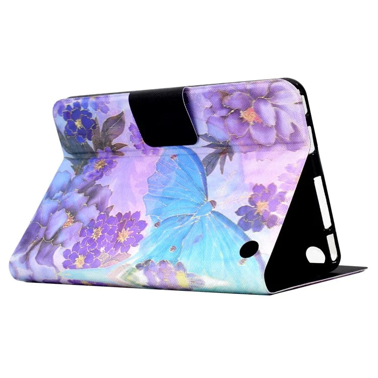 A2 For Amazon Fire HD 10 (2023) Case Pattern Printed PU Leather Tablet Cover with Card Slots