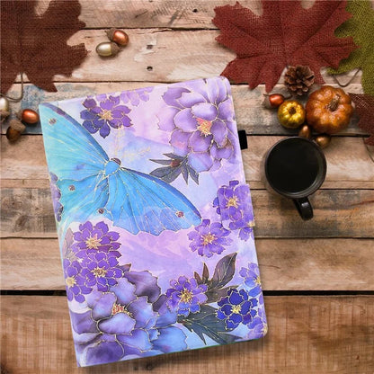 A2 For Amazon Fire HD 10 (2023) Case Pattern Printed PU Leather Tablet Cover with Card Slots