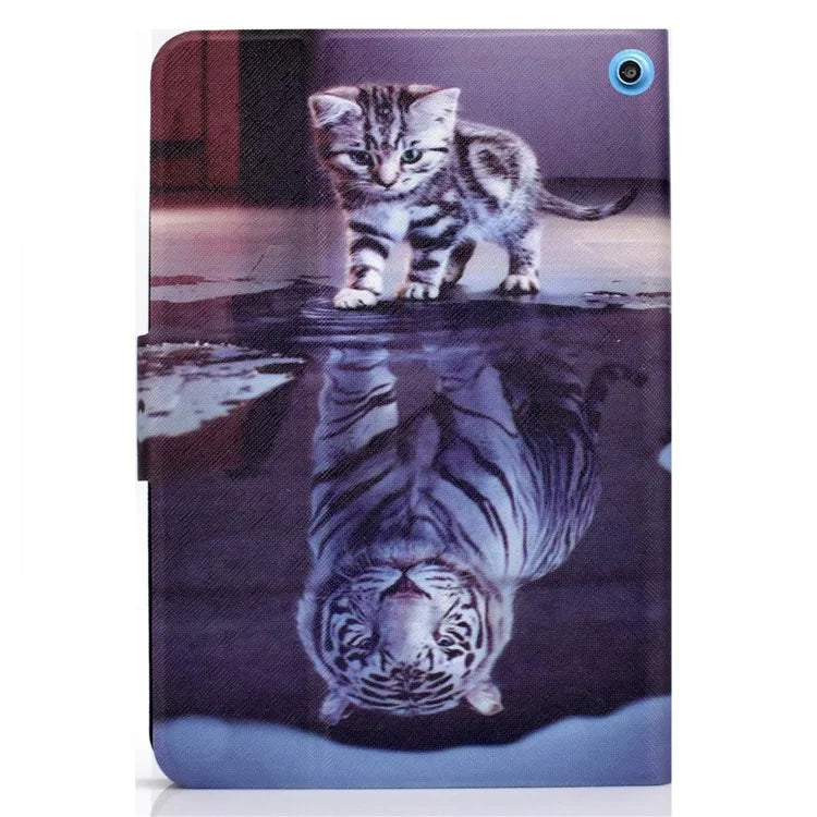 A2 For Amazon Fire HD 10 (2023) Case Pattern Printed Card Holder Tablet Cover