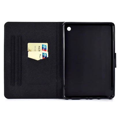 A2 For Amazon Fire HD 10 (2023) Case Pattern Printed Card Holder Tablet Cover