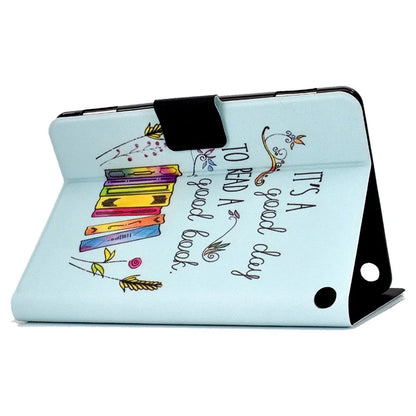 A2 For Amazon Fire HD 10 (2023) Case Pattern Printed Card Holder Tablet Cover