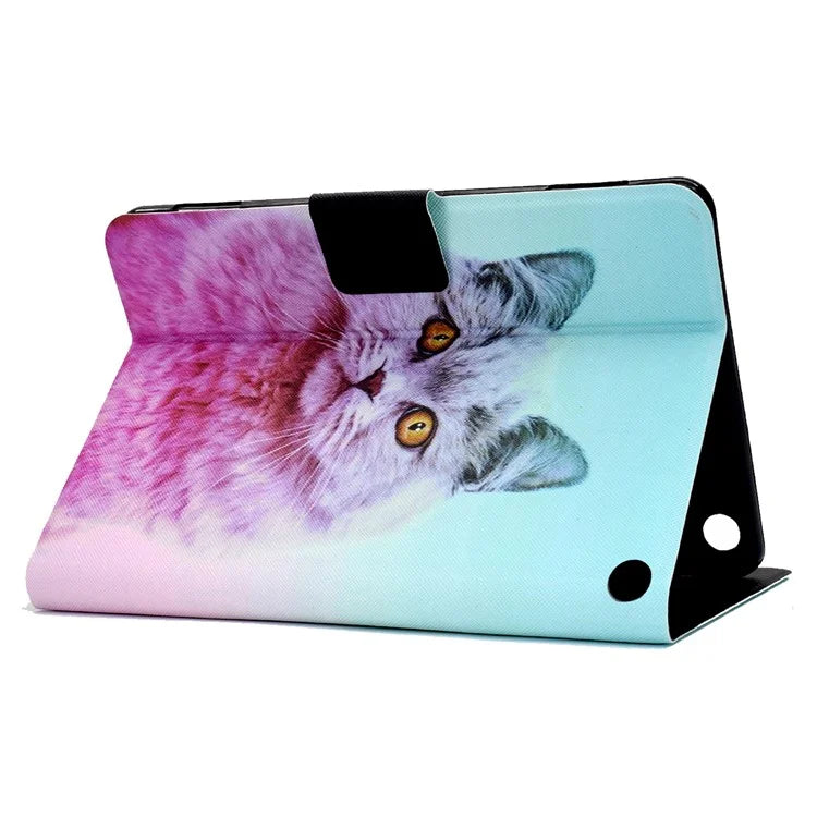 A2 For Amazon Fire HD 10 (2023) Case Pattern Printed Card Holder Tablet Cover