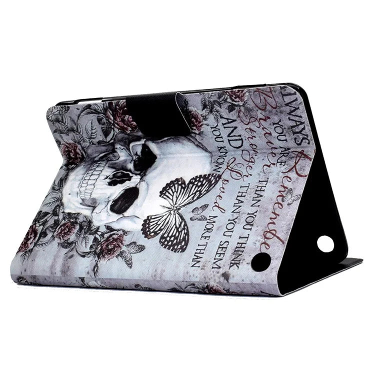 A2 For Amazon Fire HD 10 (2023) Case Pattern Printed Card Holder Tablet Cover