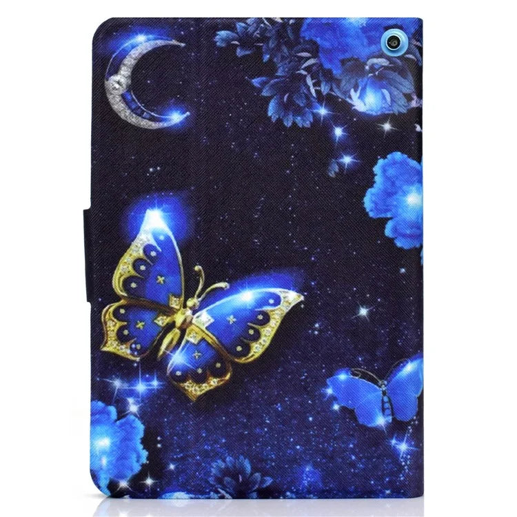 A2 For Amazon Fire HD 10 (2023) Case Pattern Printed Card Holder Tablet Cover
