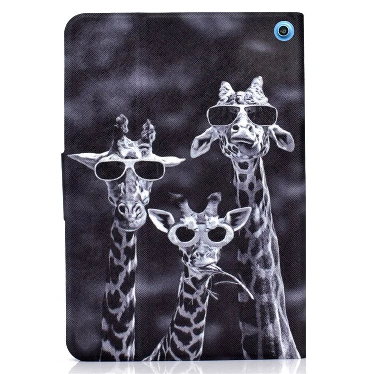 A2 For Amazon Fire HD 10 (2023) Case Pattern Printed Card Holder Tablet Cover