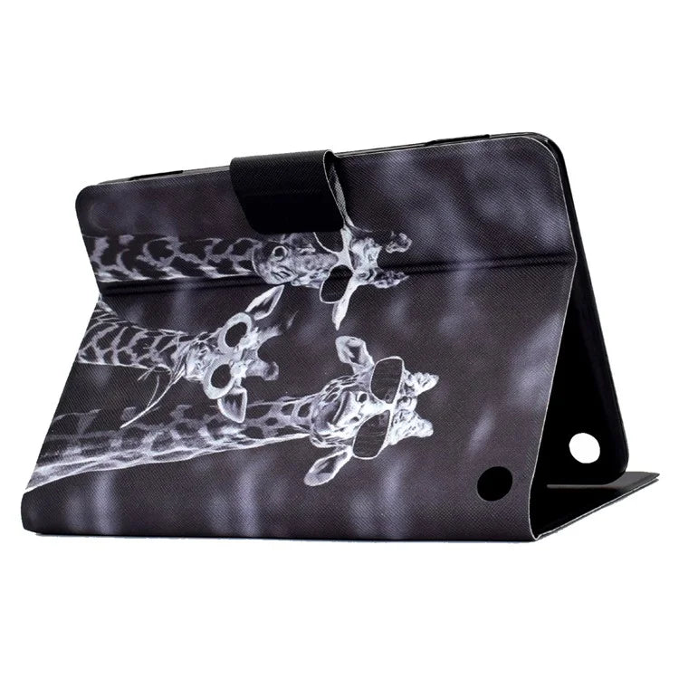 A2 For Amazon Fire HD 10 (2023) Case Pattern Printed Card Holder Tablet Cover