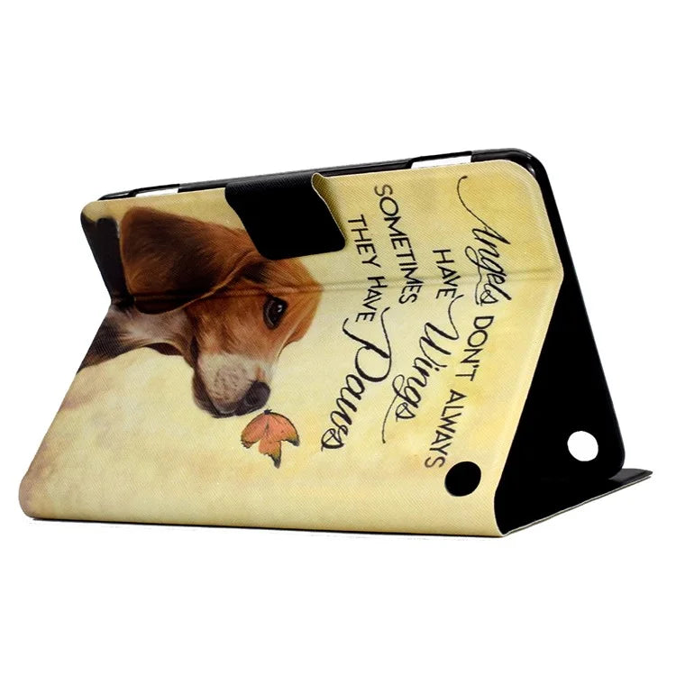 A2 For Amazon Fire HD 10 (2023) Case Pattern Printed Card Holder Tablet Cover