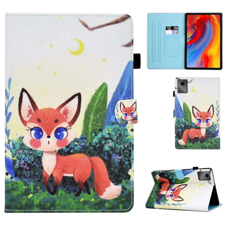 For Lenovo Tab M11 / Xiaoxin Pad 11 2024 Case Pattern Printing PU Leather Stand Tablet Cover