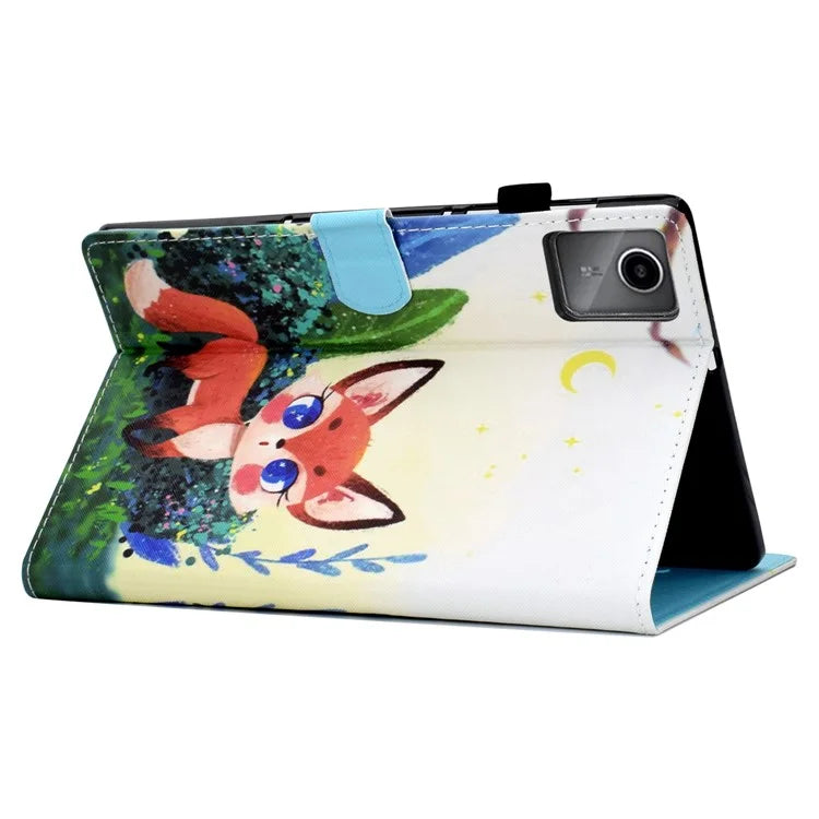 For Lenovo Tab M11 / Xiaoxin Pad 11 2024 Case Pattern Printing PU Leather Stand Tablet Cover