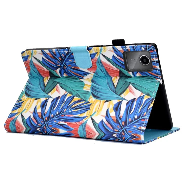 For Lenovo Tab M11 / Xiaoxin Pad 11 2024 Case Pattern Printing PU Leather Stand Tablet Cover