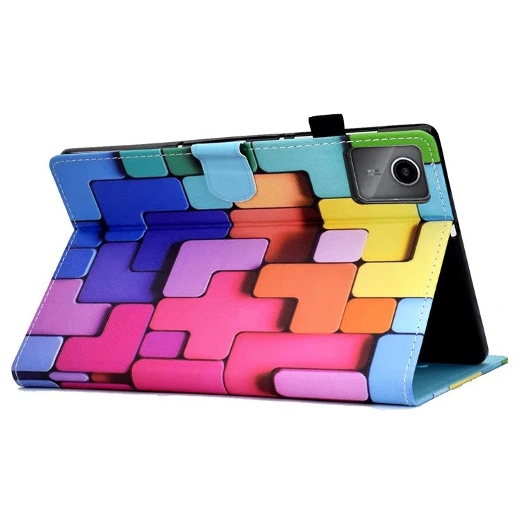 For Lenovo Tab M11 / Xiaoxin Pad 11 2024 Case Pattern Printing PU Leather Stand Tablet Cover