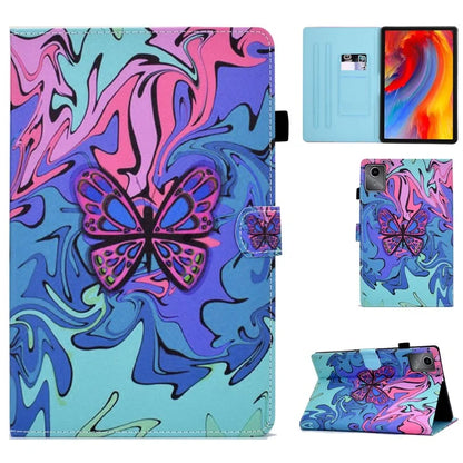 For Lenovo Tab M11 / Xiaoxin Pad 11 2024 Case Pattern Printing PU Leather Stand Tablet Cover