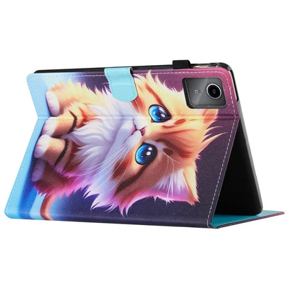 For Lenovo Tab M11 / Xiaoxin Pad 11 2024 Case Pattern Printing PU Leather Stand Tablet Cover