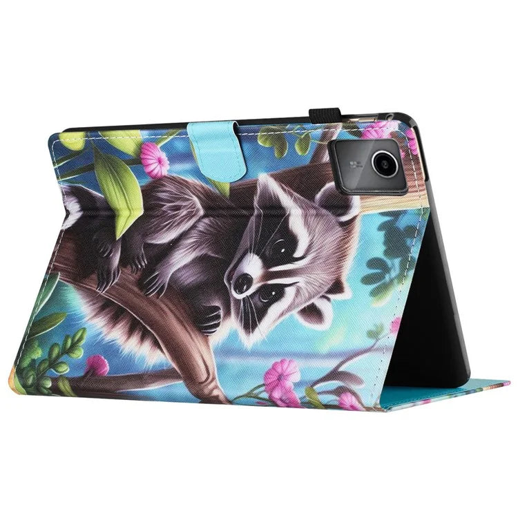 For Lenovo Tab M11 / Xiaoxin Pad 11 2024 Case Pattern Printing PU Leather Stand Tablet Cover