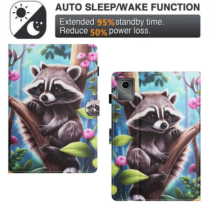 For Lenovo Tab M11 / Xiaoxin Pad 11 2024 Case Pattern Printing PU Leather Stand Tablet Cover