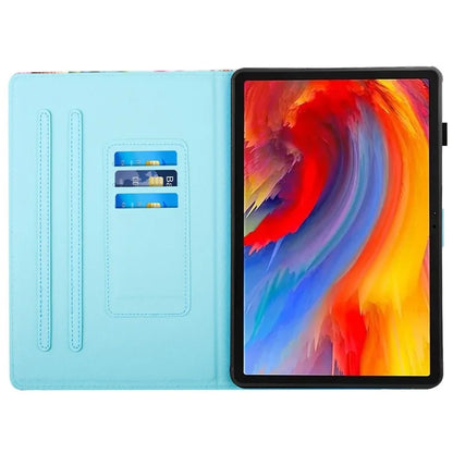 For Lenovo Tab M11 / Xiaoxin Pad 11 2024 Case Pattern Printing PU Leather Stand Tablet Cover