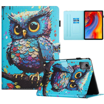 For Lenovo Tab M11 / Xiaoxin Pad 11 2024 Case Pattern Printing PU Leather Stand Tablet Cover