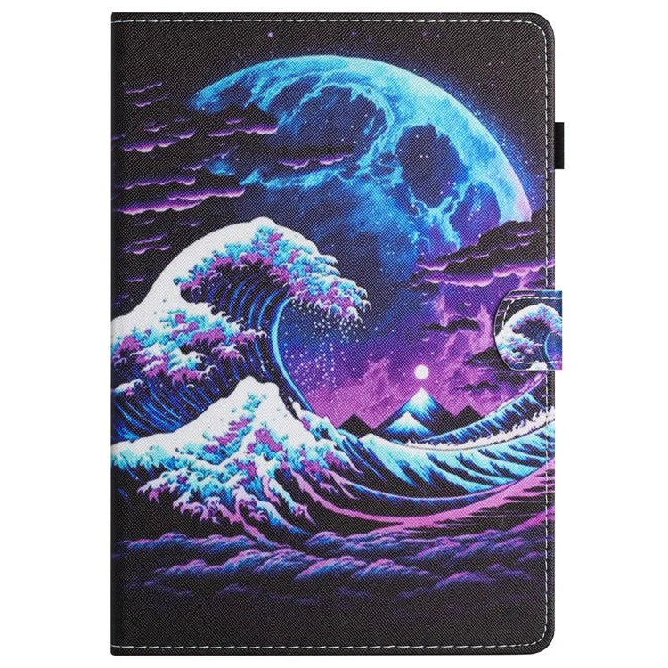 For Lenovo Tab M11 / Xiaoxin Pad 11 2024 Case Pattern Printing PU Leather Stand Tablet Cover