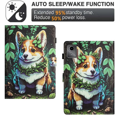 For Lenovo Tab M11 / Xiaoxin Pad 11 2024 Case Pattern Printing PU Leather Stand Tablet Cover
