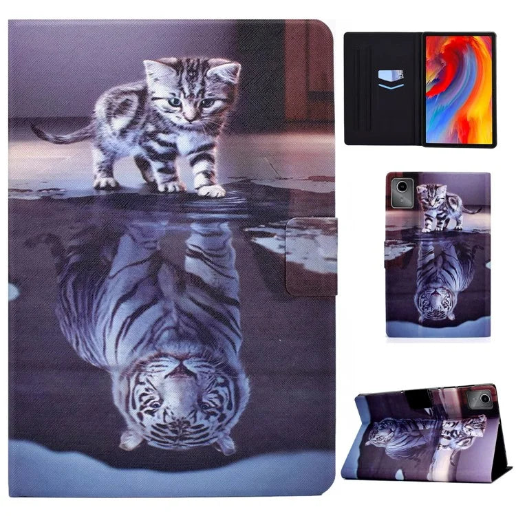 For Lenovo Tab M11 / Xiaoxin Pad 11 2024 Case Stand Pattern Printed Tablet Shell