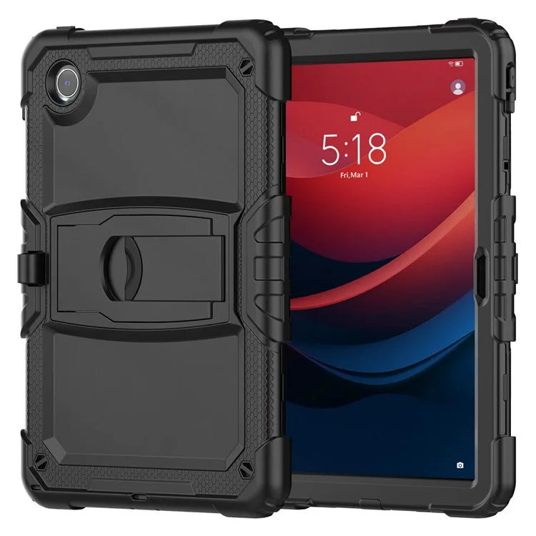 For Lenovo Tab M11 / Xiaoxin Pad 11 2024 Case Kickstand PC+Silicone Anti-drop Tablet Cover