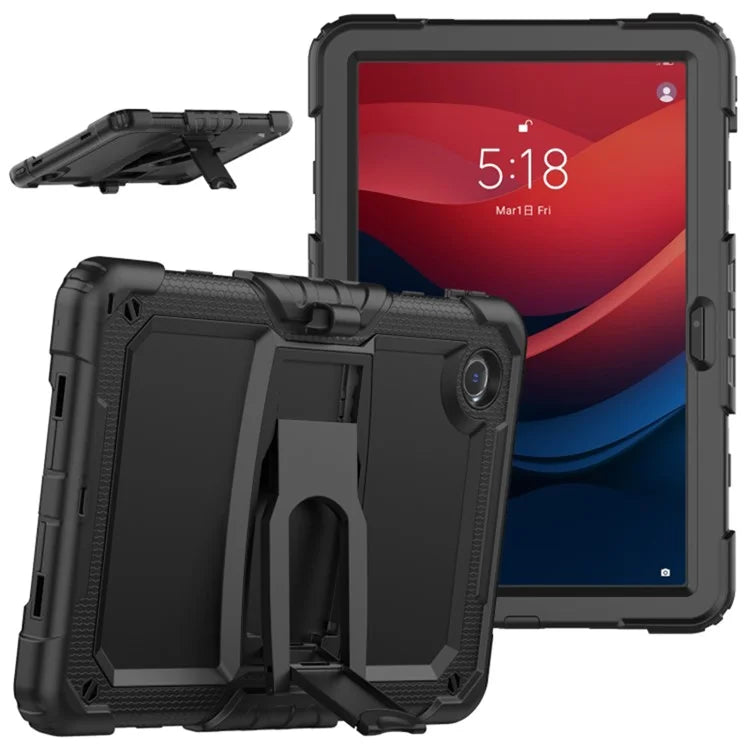 For Lenovo Tab M11 / Xiaoxin Pad 11 2024 Case Kickstand PC+Silicone Anti-drop Tablet Cover