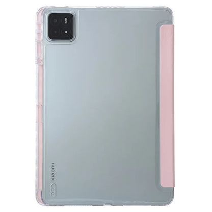 For Xiaomi Pad 6S Pro 12.4 Tablet Case Origami Stand TPU+Acrylic+PU Leather Anti-drop Cover