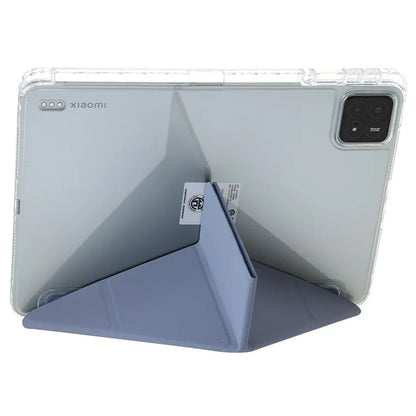 For Xiaomi Pad 6S Pro 12.4 Tablet Case Origami Stand TPU+Acrylic+PU Leather Anti-drop Cover