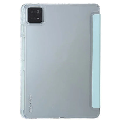 For Xiaomi Pad 6S Pro 12.4 Tablet Case Origami Stand TPU+Acrylic+PU Leather Anti-drop Cover