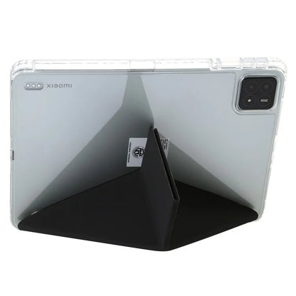 For Xiaomi Pad 6S Pro 12.4 Tablet Case Origami Stand TPU+Acrylic+PU Leather Anti-drop Cover