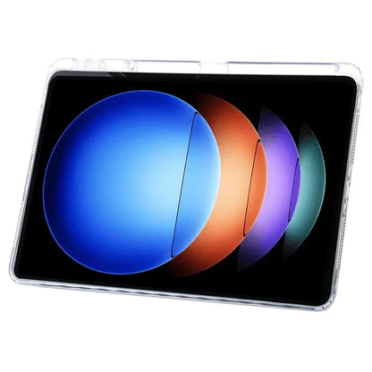 For Xiaomi Pad 6S Pro 12.4 Tablet Case Origami Stand TPU+Acrylic+PU Leather Anti-drop Cover