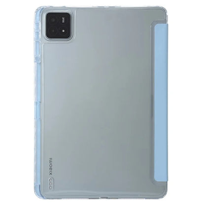 For Xiaomi Pad 6S Pro 12.4 Tablet Case Origami Stand TPU+Acrylic+PU Leather Anti-drop Cover