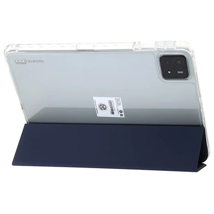 For Xiaomi Pad 6S Pro 12.4 Anti-scratch Case TPU+Acrylic+PU Tablet Cover with Tri-fold Stand