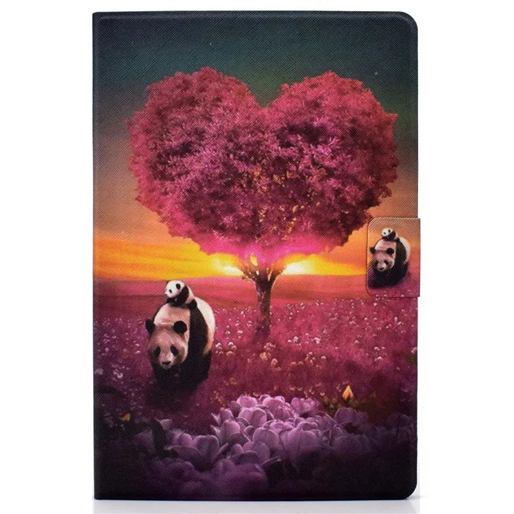 For Lenovo Tab M11 / Xiaoxin Pad 11 2024 Leather Case Pattern Printing Card Slots Tablet Cover