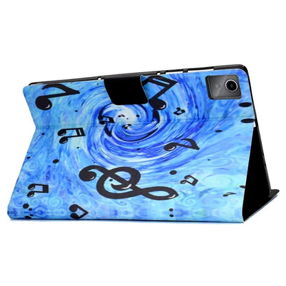For Lenovo Tab M11 / Xiaoxin Pad 11 2024 Leather Case Pattern Printing Card Slots Tablet Cover