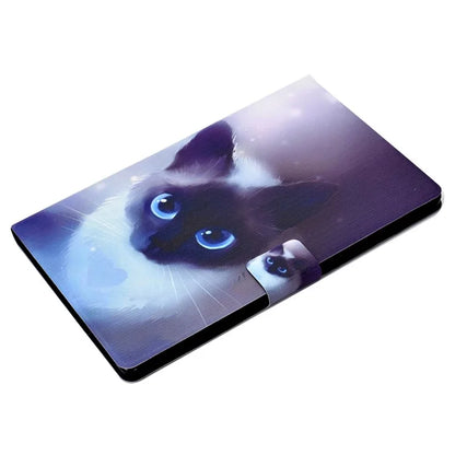 For Lenovo Tab M11 / Xiaoxin Pad 11 2024 Leather Case Pattern Printing Card Slots Tablet Cover