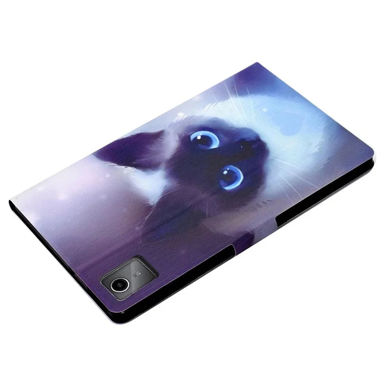 For Lenovo Tab M11 / Xiaoxin Pad 11 2024 Leather Case Pattern Printing Card Slots Tablet Cover