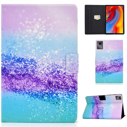 For Lenovo Tab M11 / Xiaoxin Pad 11 2024 Leather Case Pattern Printing Card Slots Tablet Cover