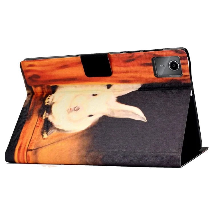 For Lenovo Tab M11 / Xiaoxin Pad 11 2024 Leather Case Pattern Printing Card Slots Tablet Cover