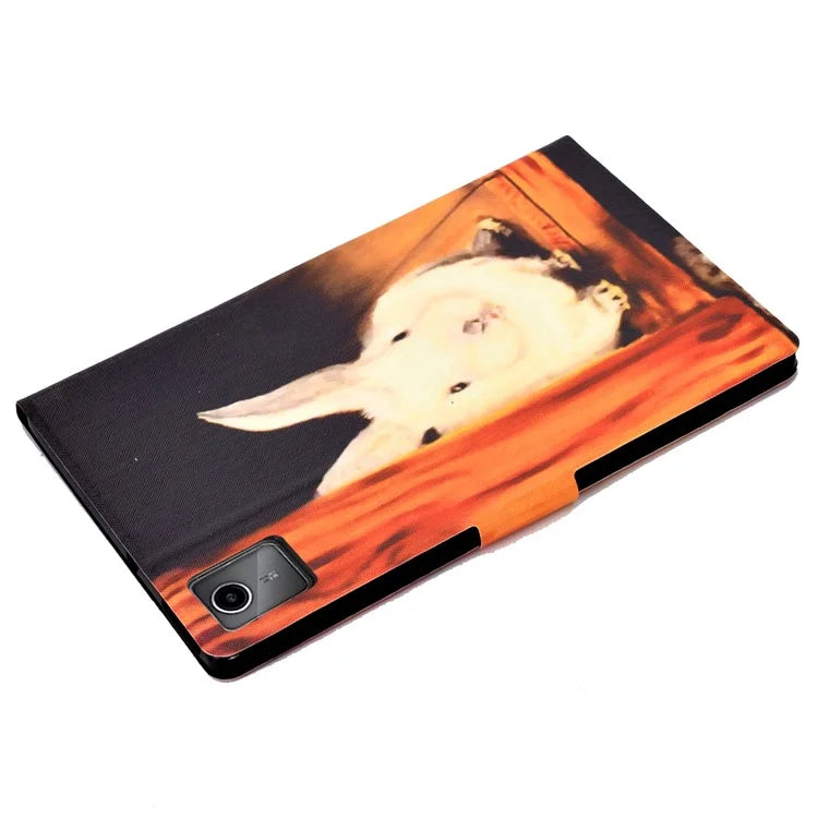 For Lenovo Tab M11 / Xiaoxin Pad 11 2024 Leather Case Pattern Printing Card Slots Tablet Cover