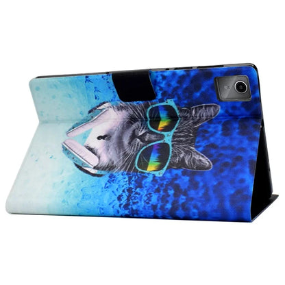 For Lenovo Tab M11 / Xiaoxin Pad 11 2024 Leather Case Pattern Printing Card Slots Tablet Cover