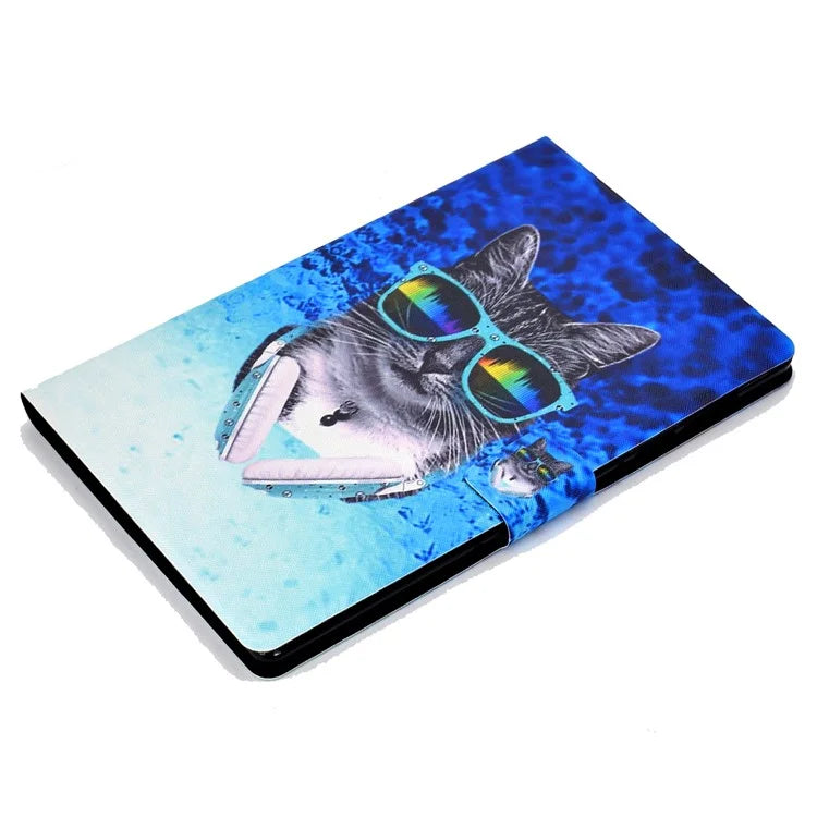 For Lenovo Tab M11 / Xiaoxin Pad 11 2024 Leather Case Pattern Printing Card Slots Tablet Cover