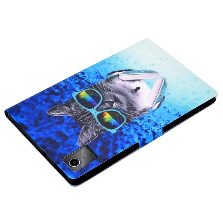For Lenovo Tab M11 / Xiaoxin Pad 11 2024 Leather Case Pattern Printing Card Slots Tablet Cover